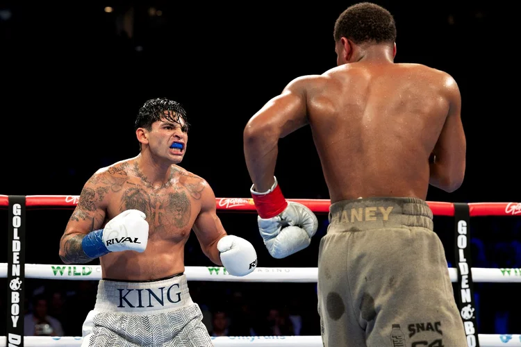 Ryan Garcia enfrentou Devin Haney neste fim de semana (Al Bello /Getty Images)