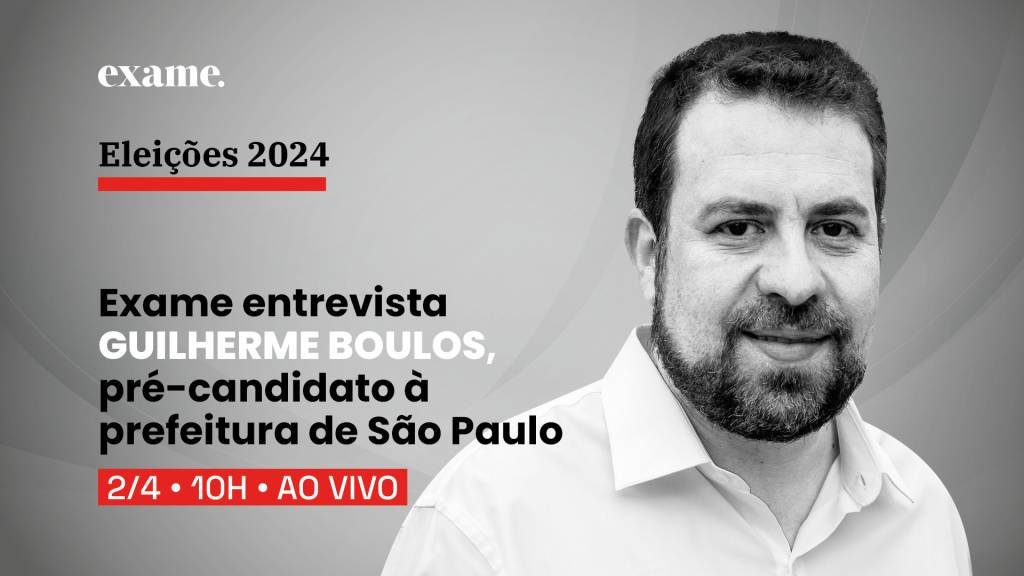 Eleições 2024: Guilherme Boulos, pré-candidato à prefeitura de SP, é entrevistado da EXAME