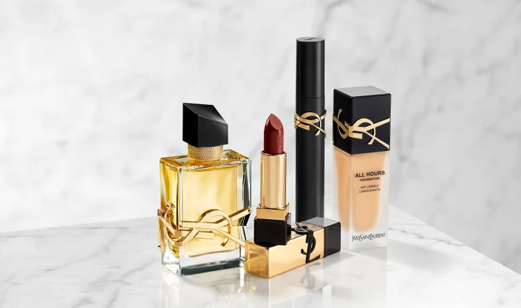 Produtos da marca de luxo (Yves Saint Laurent/Divulgação)