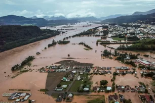Imagem referente à matéria: Rio Grande do Sul: quando para de chover e quando começa a baixar a água?