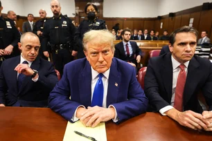 Imagem referente à matéria: Julgamento de Trump entra em fase final, em meio a suspense sobre seu testemunho
