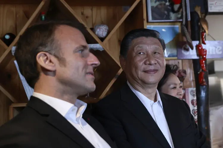 Xi Jinping, em visita à França 