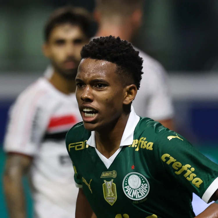 Palmeiras confirmou a venda do atacante Estêvão, de 17 anos, para o Chelsea (Cesar Greco/ Palmeiras)