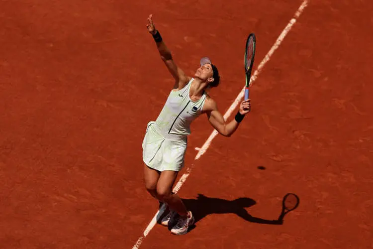 Bia Haddad em Roland Garros em 2023: classificação para a semifinal (Julian Finney/Getty Images)