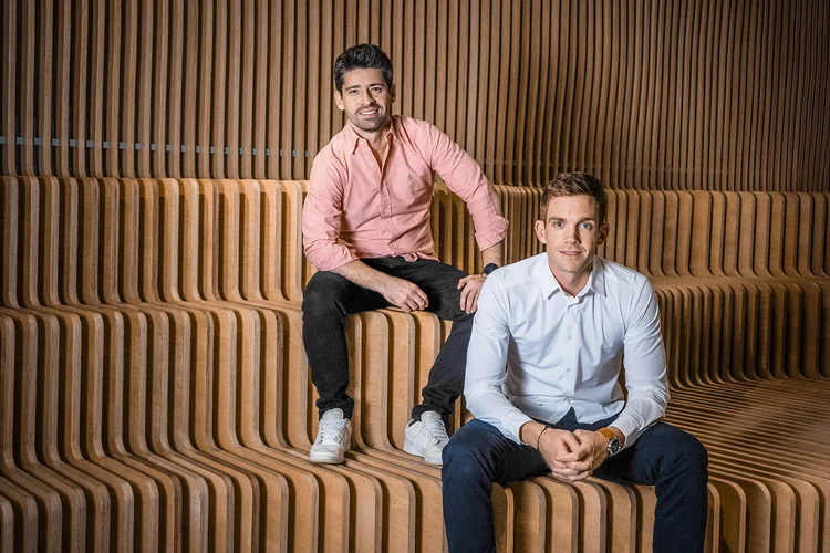 Leandro Borges, fundador e CFO, e Antoine Fougeat, fundador e CEO da Payssego  (Payssego/Divulgação)