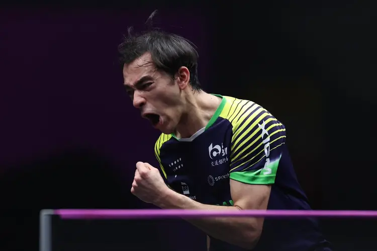Hugo Calderano: tenista de mesa brasileiro superou coreano por quatro games a zero