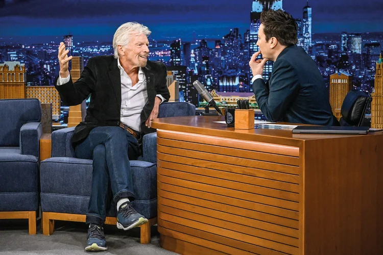 O bilionário Richard Branson, fundador da Virgin: rosto visível das empresas que fundou e referência para Adibe (Todd Owyoung/NBC/Getty Images)