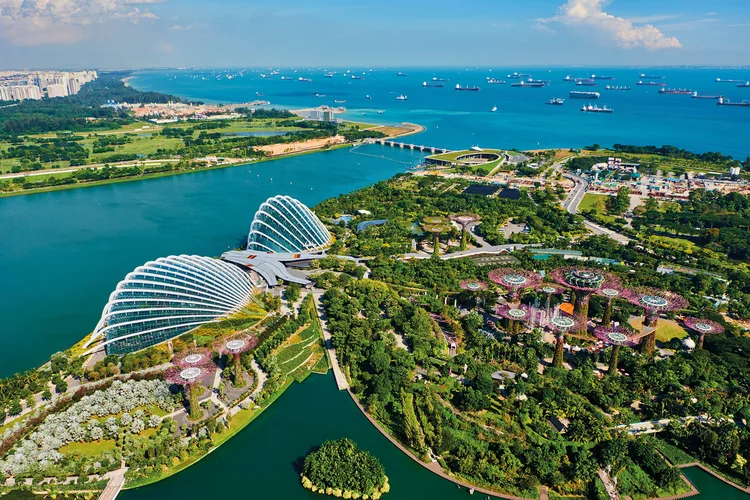 Singapura, que usa análise de dados para otimizar tráfego e segurança, é uma das maiores smart cities do mundo (Tuul & Bruno Morandi/Getty Images)