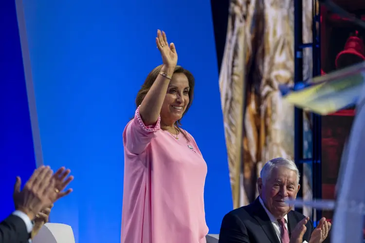 Dina Boluarte é a sexta presidente peruana em oito anos (Bloomberg/Getty Images)