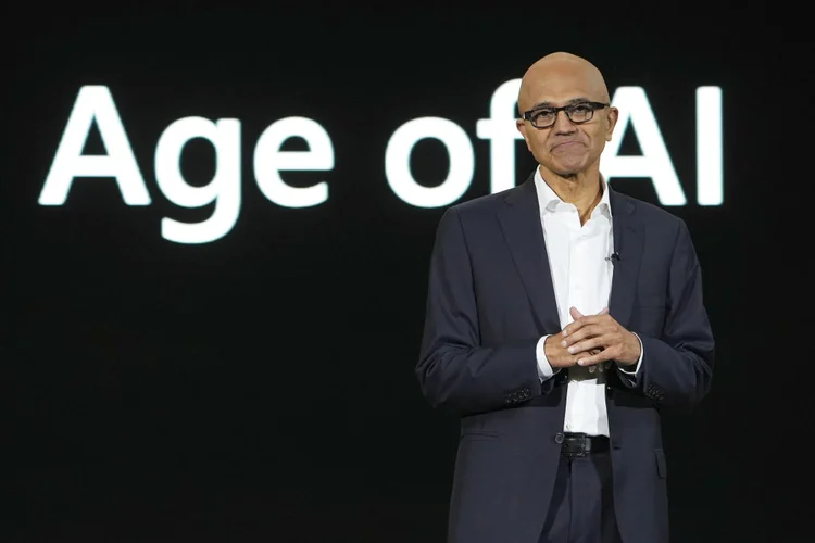 Satya Nadella: CEO da Microsoft (Dimas Ardian/Bloomberg/Getty Images)