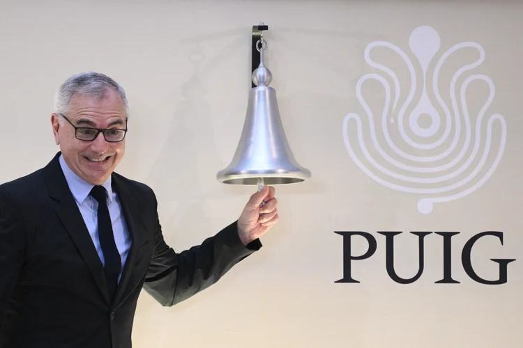 O CEO do grupo durante IPO na Bolsa de Madrid (Photo by Josep LAGO / AFP) (Photo by JOSEP LAGO/AFP via Getty Images)/Getty Images)