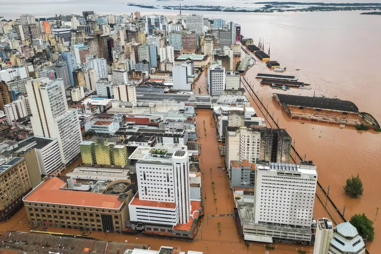 Chuvas no Rio Grande do Sul: estado sofre com enchentes e deslizamentos  (Carlos Macedo/Bloomberg /Getty Images)