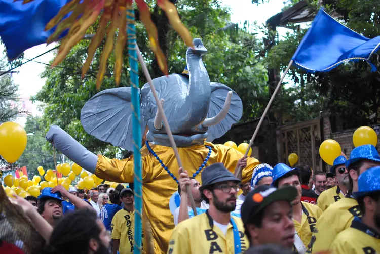 O Carnaval da Vila Madalena é um dos mais disputados da capital paulista (Photo by NurPhoto/NurPhoto via Getty Images)/Getty Images)