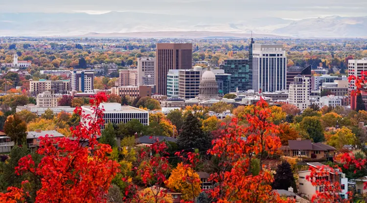 Boise, em Idaho, sempre figura listas de melhores cidades para morar nos EUA (Darwin Fan/Getty Images)