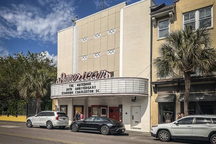 The American Theater, em Charleston: local onde Noah e Allie tiveram seu primeiro encontro.  (Carolina Gehlen/Exame)