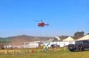 Acidente na Agrishow envolvendo helicóptero e tenda deixa dois feridos