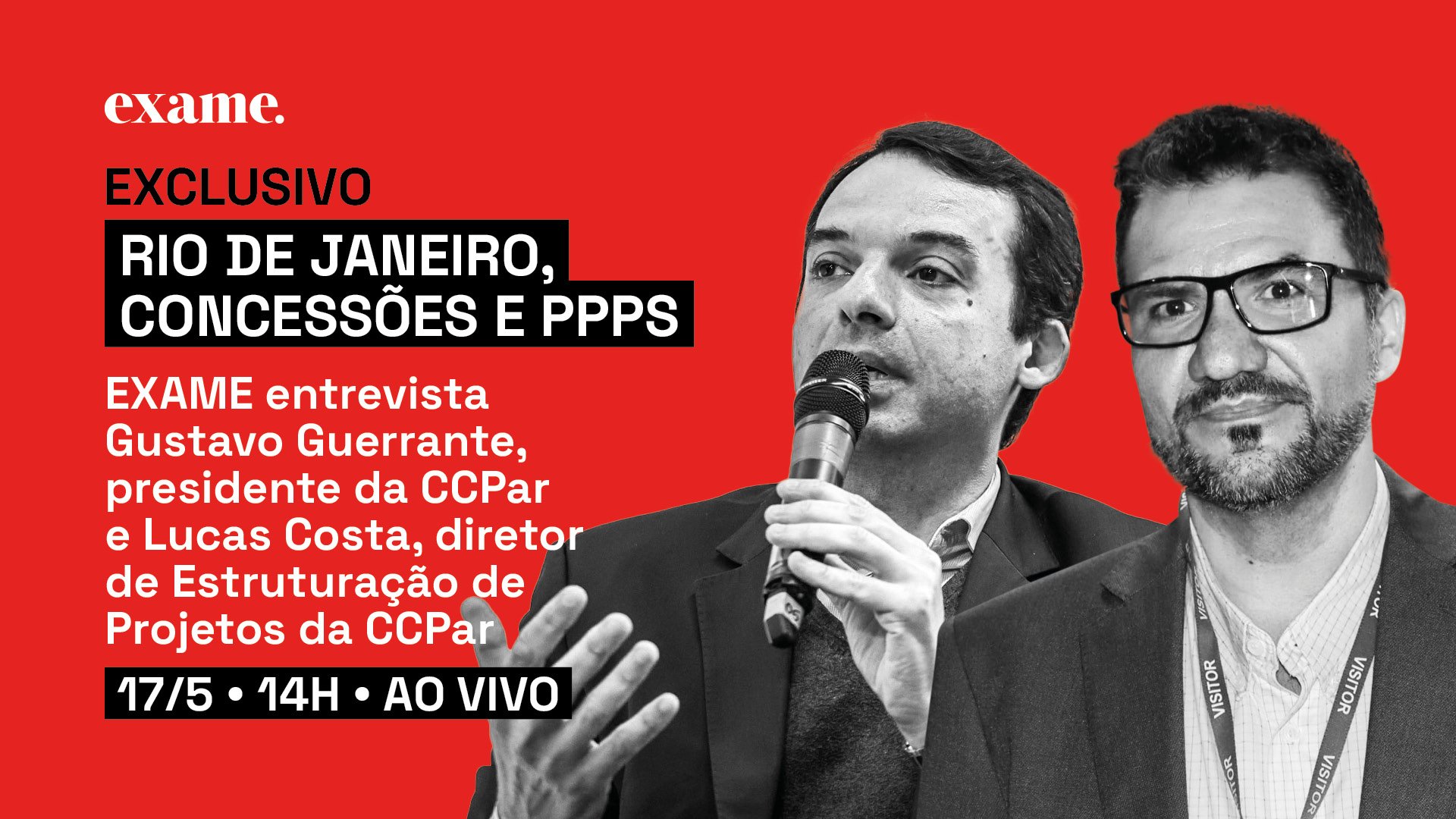 Gustavo Guerrante e Lucas Costa, da CCPar, são os entrevistados da Exame desta sexta