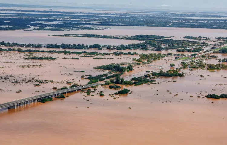 Chuvas no Rio Grande do Sul: estado sofre com enchentes e deslizamentos  (Ricardo Stuckert/ Presidência da República/Agência Brasil)