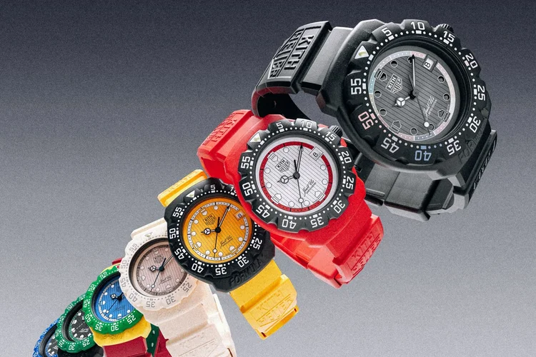Relógios da TAG Heuer em colaboração com a Kith: alegria no pulso (TAG Heuer/Divulgação)