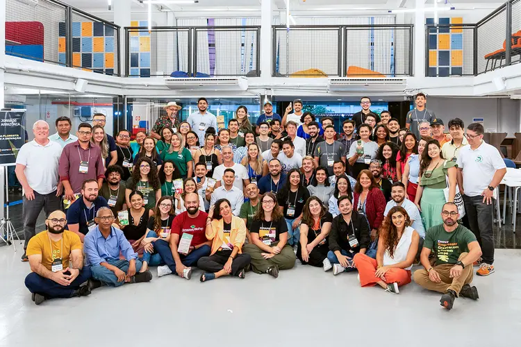 Participantes de um dos eventos da Jornada Amazônia: meta de formar 200 startups na região até 2025 (Fundação Certi/Divulgação)