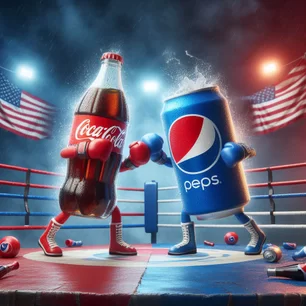 Imagem referente à matéria: Mc x BK, Coca x Pepsi: danem-se os seus concorrentes