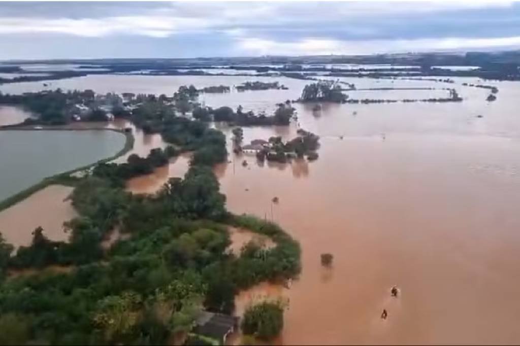 Imagem referente à notícia: Rio Grande do Sul tem cinco barragens sob risco de colapso e 19 cidades com alerta de evacuação