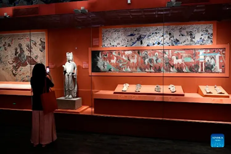 Arte chinesa: Museus atraem 1,29 bilhão de visitantes por ano ( Li Xin/ Xinhua/Divulgação)