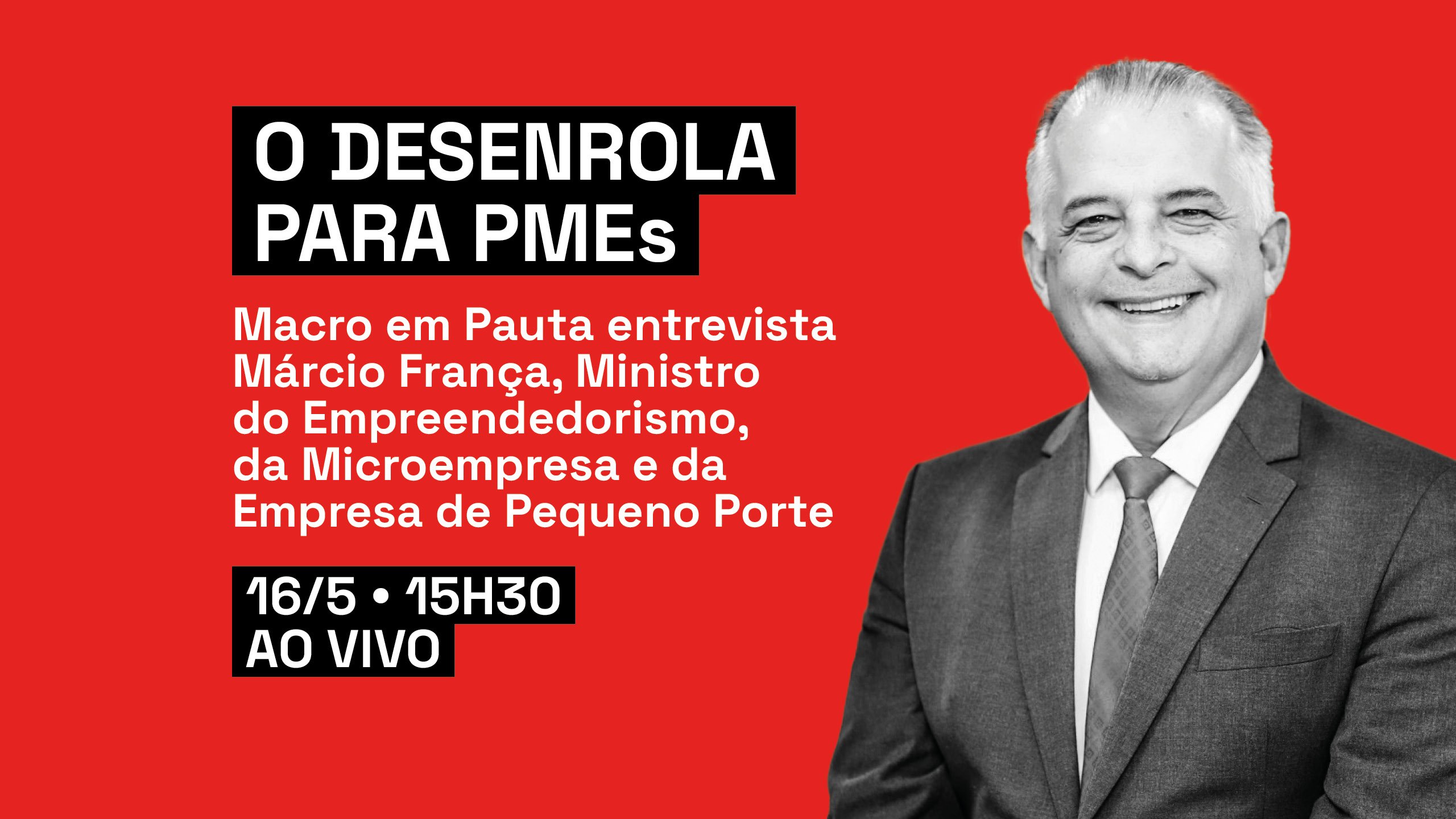 Exclusivo: Márcio França, ministro do Empreendedorismo, é entrevistado da Exame desta quinta-feira