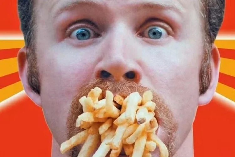 Morgan Spurlock em cena de 'Super Size Me' (2004) (Reprodução)