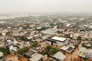 Imagem referente à matéria: Chuvas no RS: nível das águas do Guaíba deve permanecer acima dos 3 metros por até 25 dias