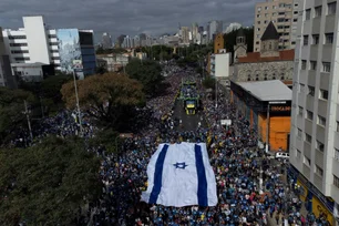 Imagem referente à matéria: Multidão de evangélicos toma ruas de São Paulo na Marcha para Jesus
