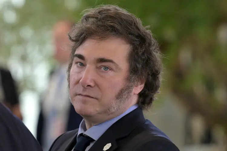 Javier Milei, presidente da Argentina (Tiziana Fabi/AFP)