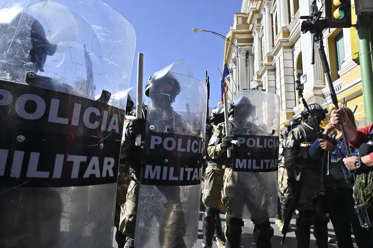 Bolívia: governo de Luis Arce sofreu tentativa de golpe na última semana (AIZAR RALDES/AFP)