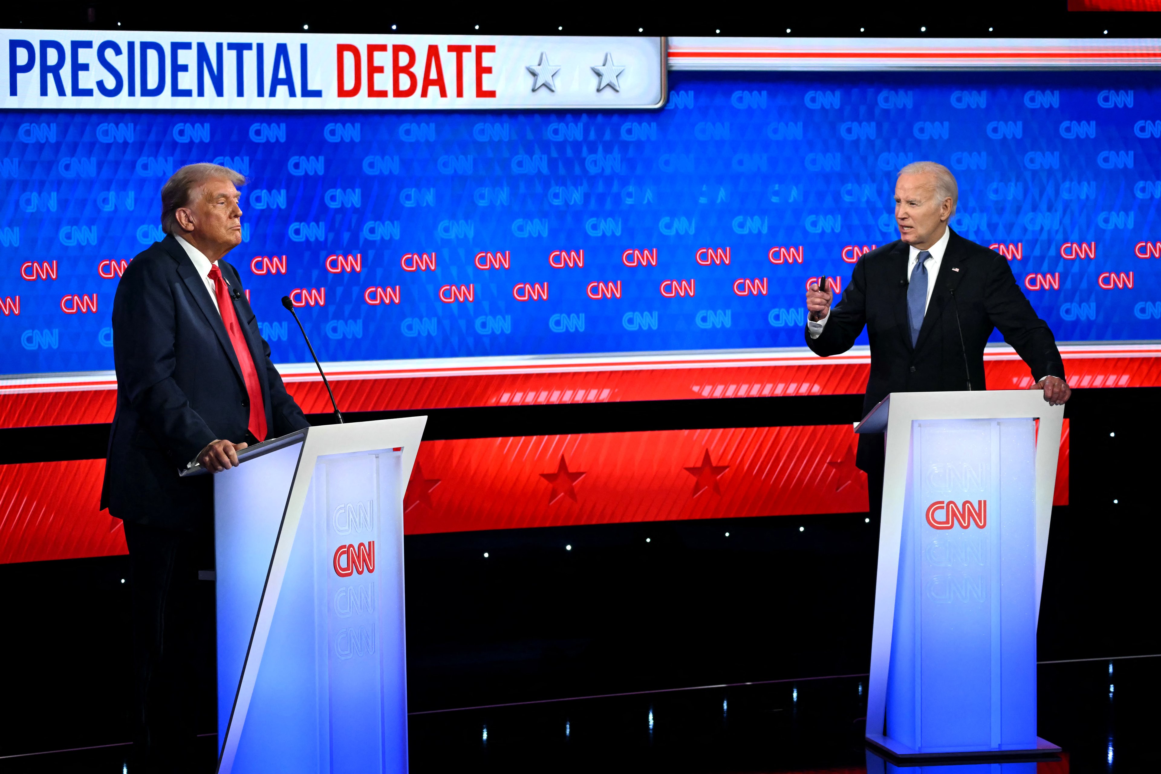 President Joe Biden and Donald Trump hold presidential debate on CNN
