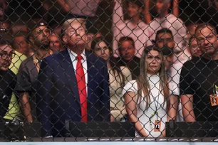 Imagem referente à matéria: Após condenação, Trump é ovacionado ao comparecer UFC nos EUA