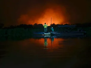 Imagem referente à matéria: Pantanal tem 238 focos de queimadas em um único dia - são quase 10 por hora