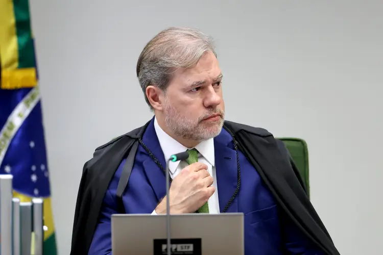O ministro Dias Toffoli, durante sessão do STF (STF/Flickr/Divulgação)