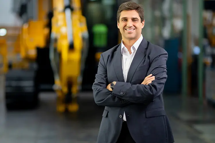 Adriano Merigli, presidente da JCB do Brasil: cerca de R$ 360 milhões serão usados para modernizar a fábrica em Sorocaba (SP) (JCB do Brasil/Divulgação)