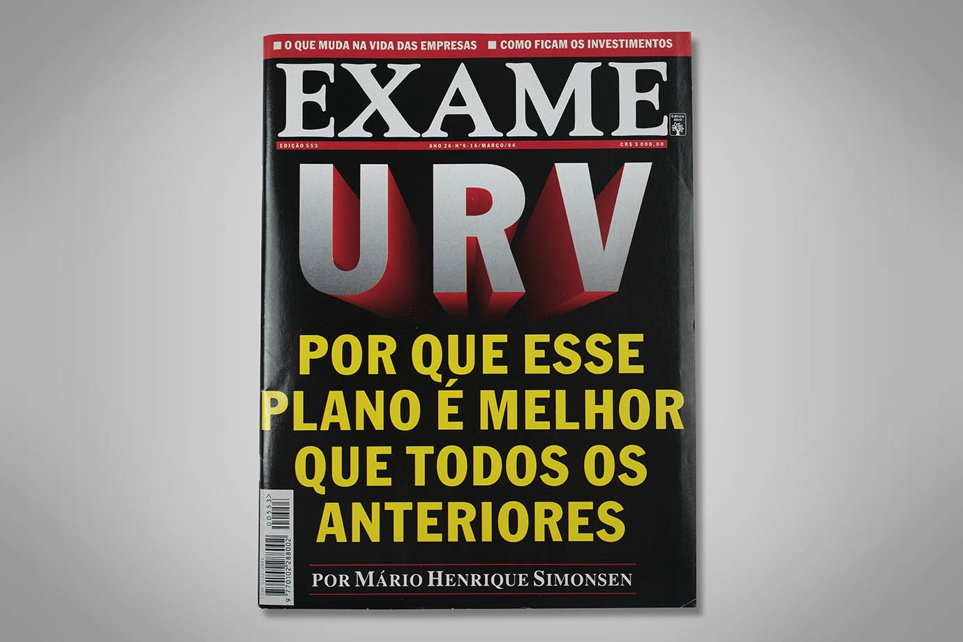 Plano Real, 30 anos: "URV, POR QUE ESSE PLANO É MELHOR QUE TODOS OS ANTERIORES?"