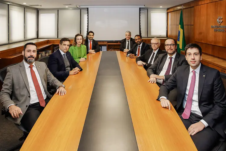Diretores do Banco Central (BC) reunidos em Brasília para mais uma reunião do Comitê de Política Monetária (Copom) ( Raphael Ribeiro/BCB/Flickr)