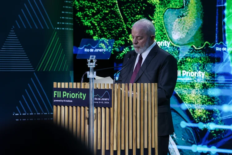 Lula durante  (FII Priority Summit/Divulgação)