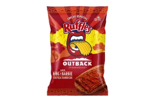 Imagem referente à matéria: Ruffles firma parceria com Outback e lança batata sabor costela barbecue