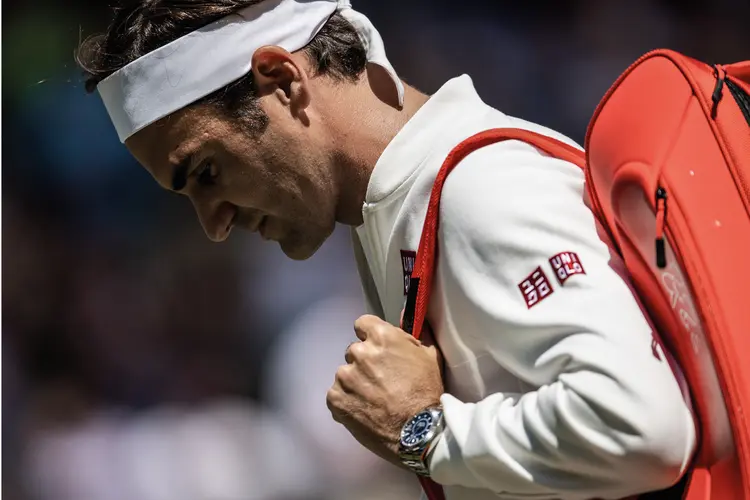Roger Federer: embates épicos com Nadal e Djokovic. (Divulgação/Divulgação)