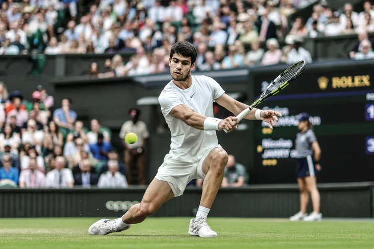 Ausente no ano passado por lesão, Alcaraz participa pela segunda vez do Masters 1000 de Roma (Julian Finney/Getty Images)