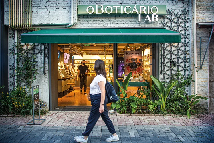 Loja do Boticário em São Paulo: a rede tem uma unidade a cada 3 quilômetros Brasil adentro (Leandro Fonseca/Exame)
