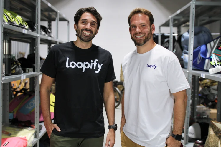 Gabriel Novais e Rafael Papa, da Loopify: além do setor esportivo, vamos entrar em moda e varejo infantil (Loopify/Divulgação)