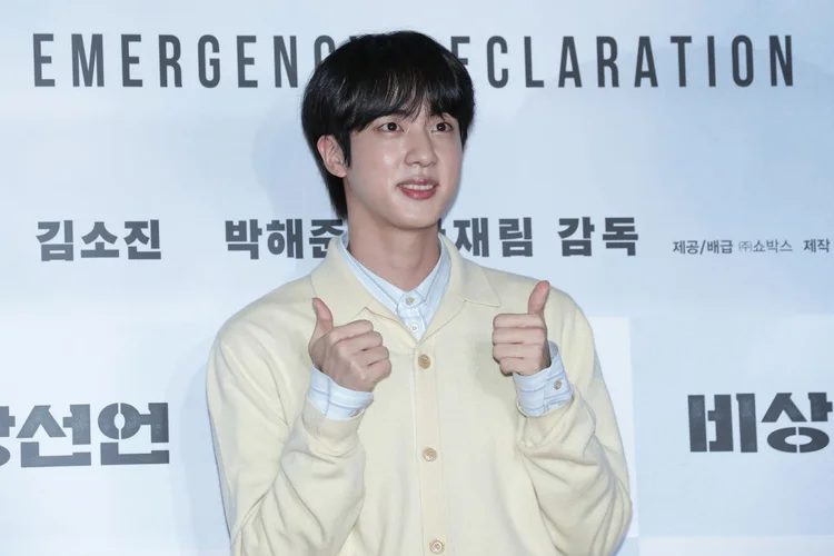 Jin, do BTS, terminou serviço obrigatório militar e retorno do grupo se aproxima. (Han Myung-Gu/Getty Images)