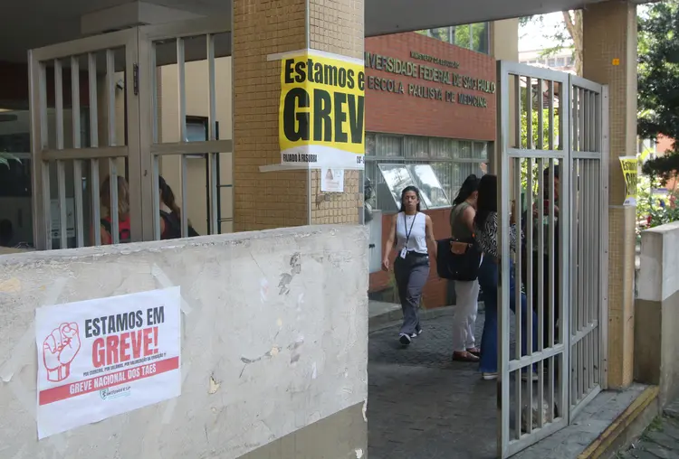 Greve nas federais: professores e técnicos administrativos das universidades e institutos federais estavam em greve desde abril  (Rovena Rosa/Agência Brasil)