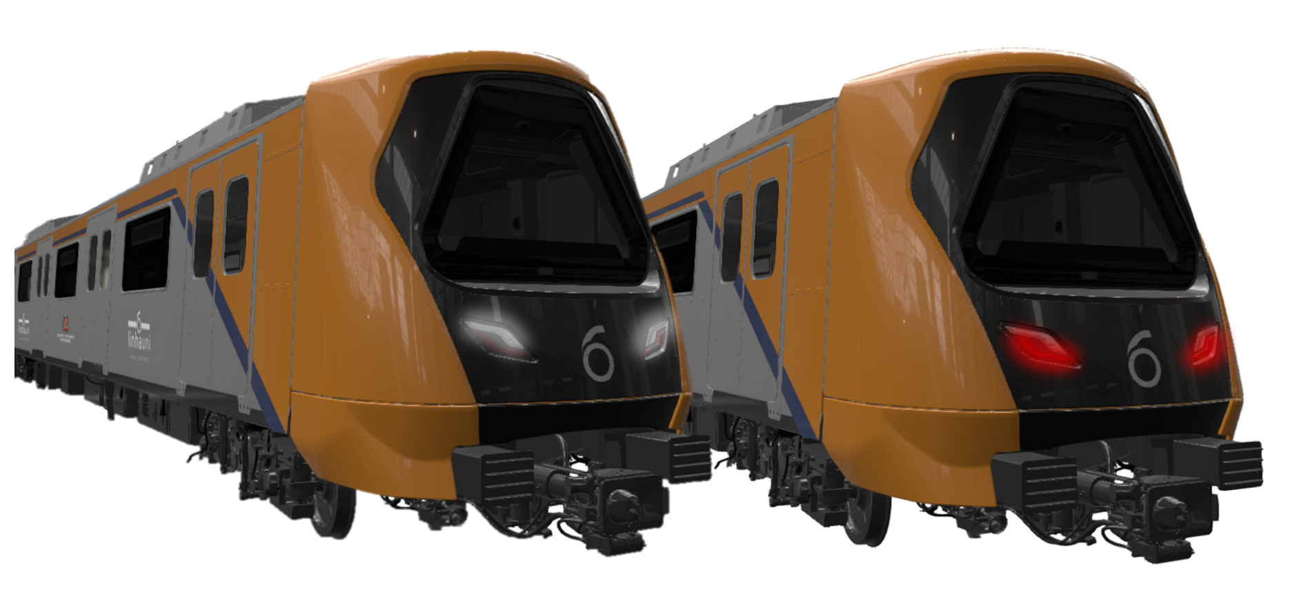 Como serão os trens da linha 6-laranja de São Paulo