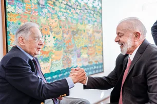 Imagem referente à matéria: Lula e Fernando Henrique se encontram em São Paulo